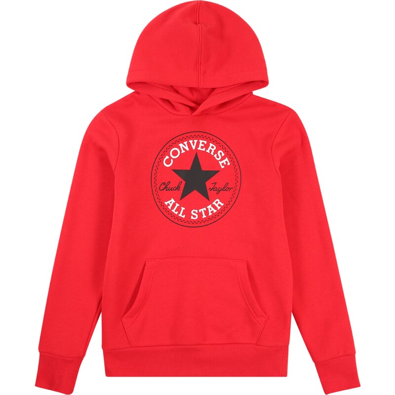 CONVERSE Mikina červená / čierna / biela 55752084
