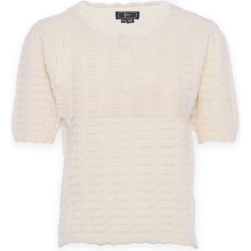 faina Sveter biela ako vlna 57221227