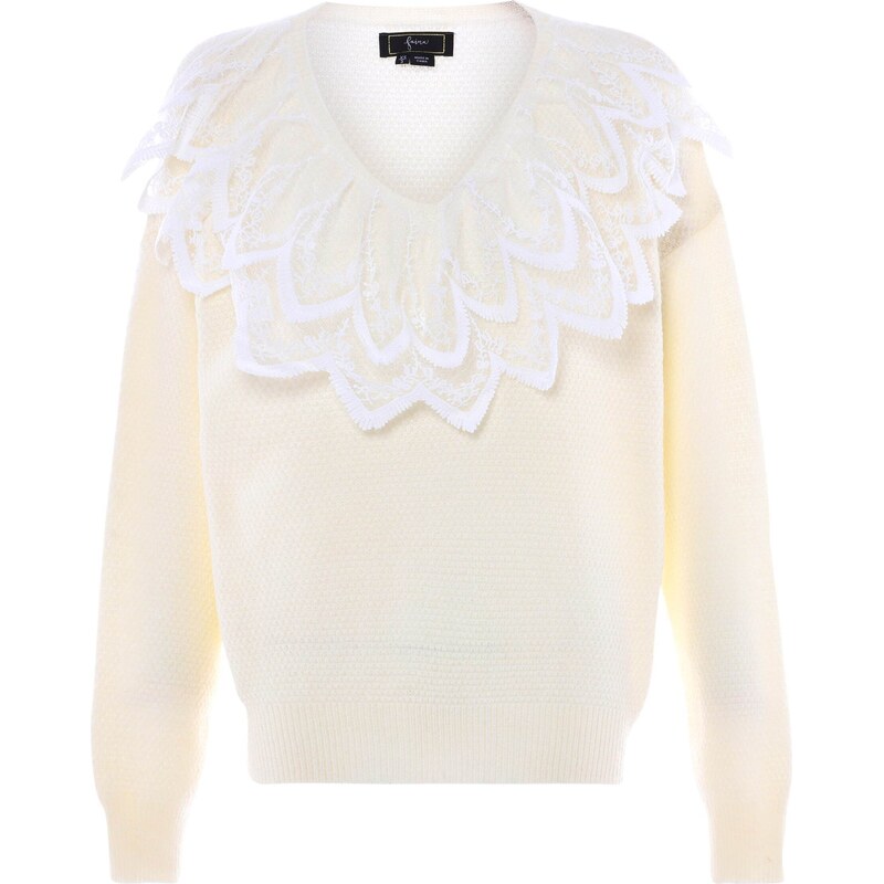 faina Sveter biela ako vlna 57221228