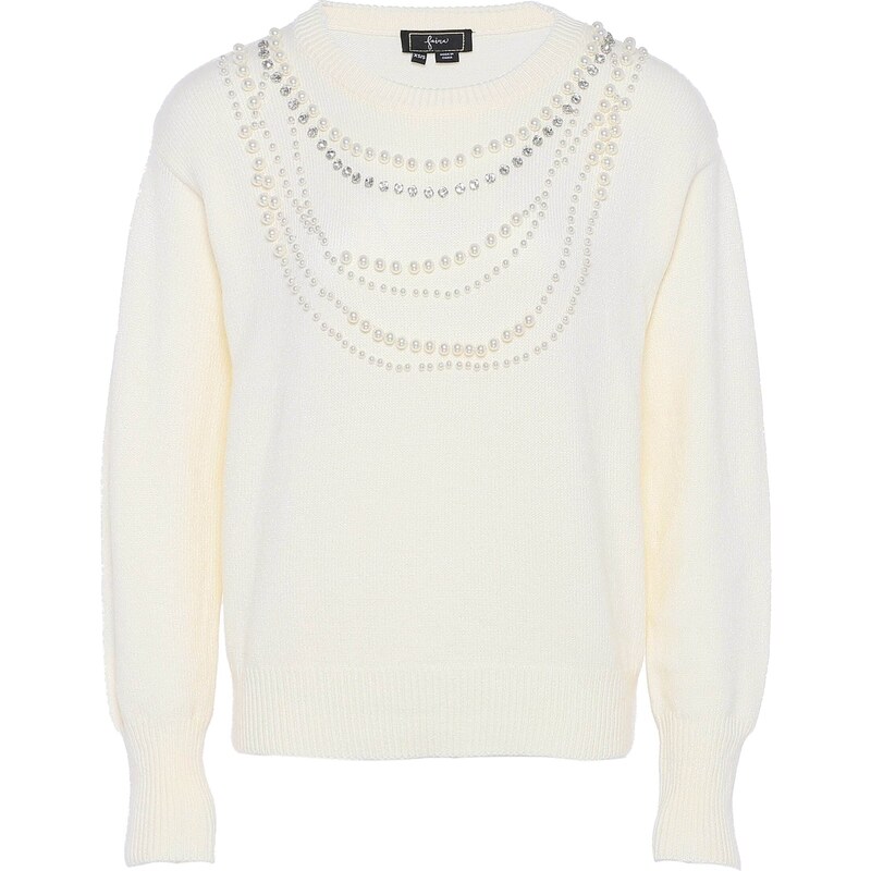 faina Sveter biela ako vlna 57221245