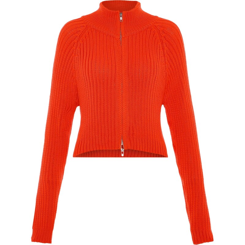 Libbi Kardigán oranžovo červená 65869073