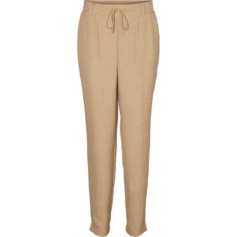 VERO MODA Plisované nohavice VMMeloney tmavobéžová 56627789