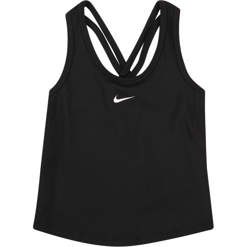 NIKE Športový top ONE čierna / biela 67570961