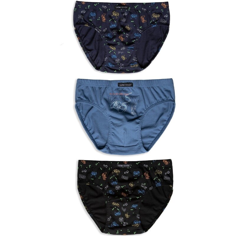 3 PACK chlapčenských slipov Lama B-524 SD A3 134-170 55770188