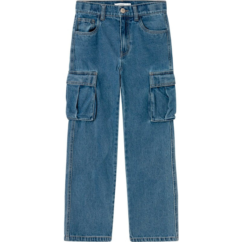 NAME IT Nohavice Ryan modrá denim 55780089