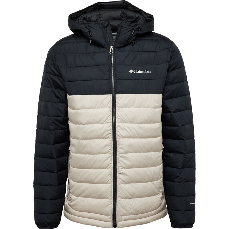 COLUMBIA Outdoorová bunda Powder Lite II svetlobéžová / čierna 57349525