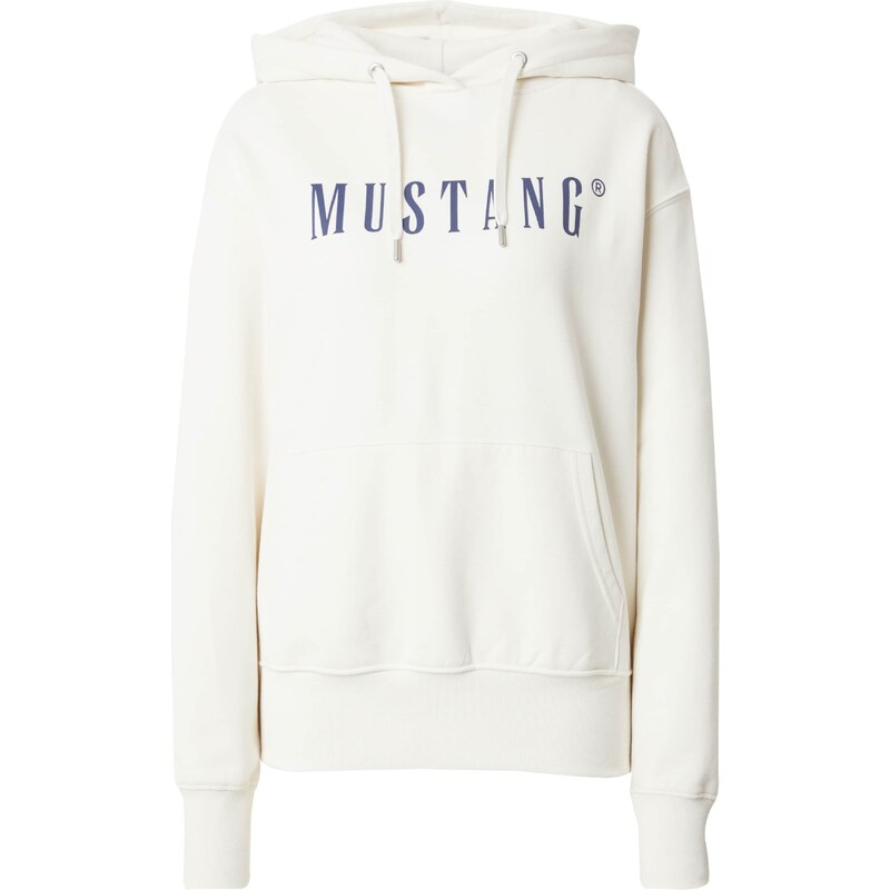 MUSTANG Mikina Margo tmavomodrá / biela 57309758