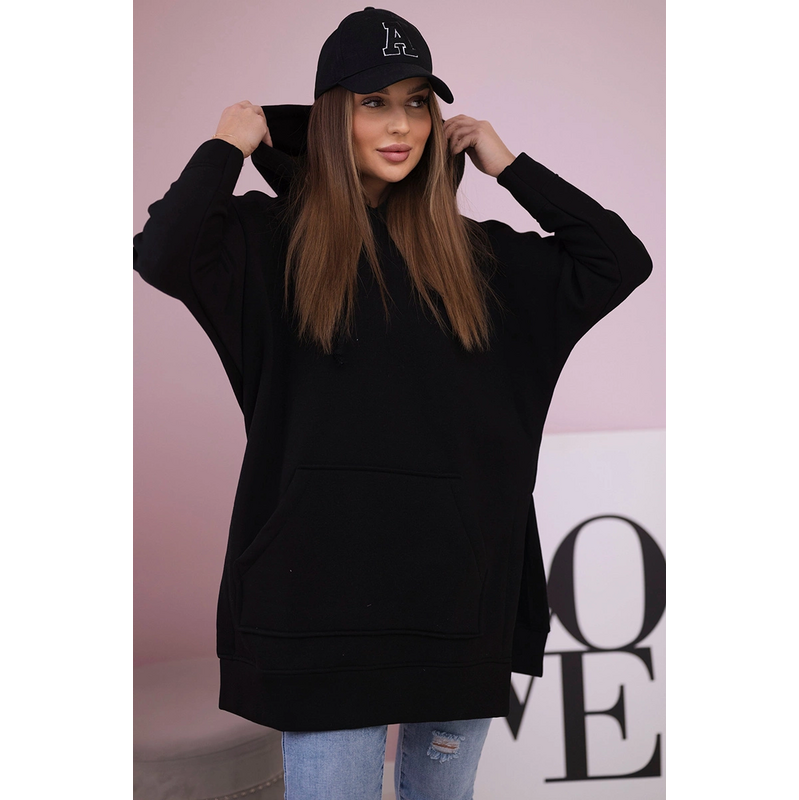 Kesi Zateplená mikina s bočnými rázporkami 66362557