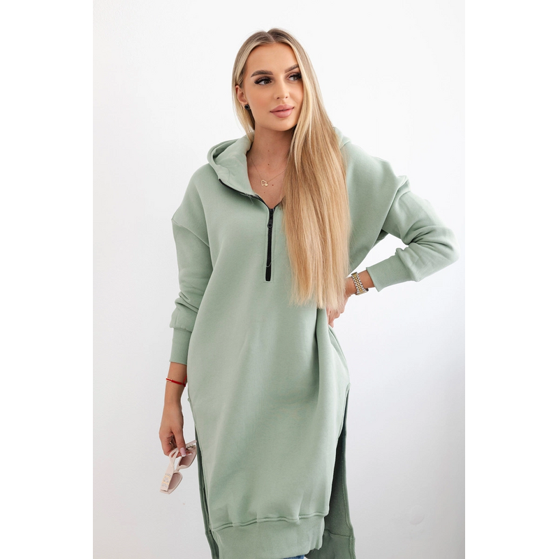 Zateplená mikina Heidi s bočnými rázporkami 65410350