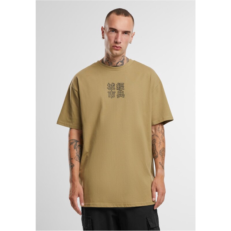 Urban Classics Chinese T-shirt symbol khaki/black 50549061