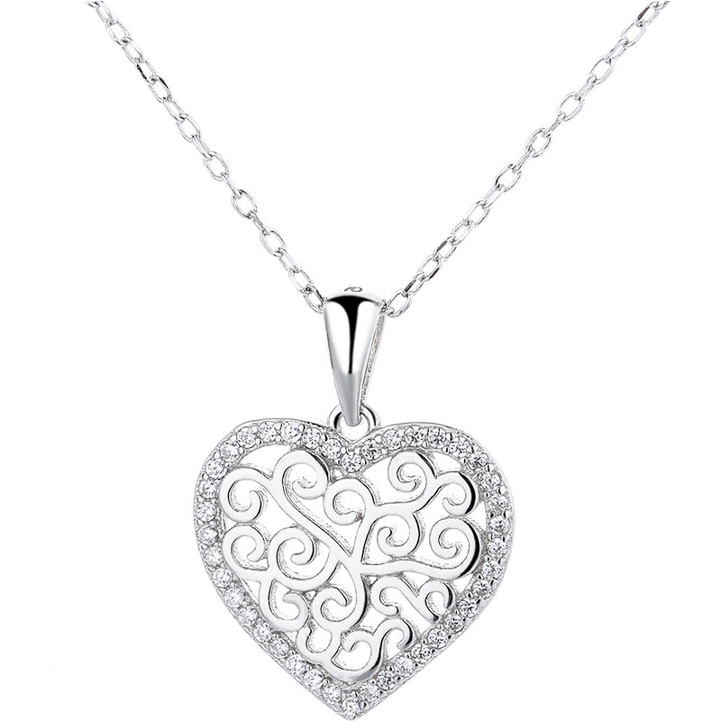 MAJYA Strieborný prívesok s retiazkou PENELOPE 11047 64581954