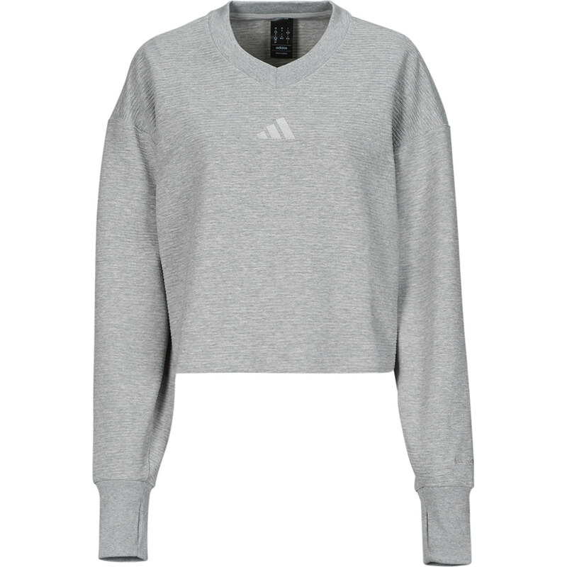 adidas Mikiny ALL SZN Ribbed V-Neck Sweatshirt adidas 65470782