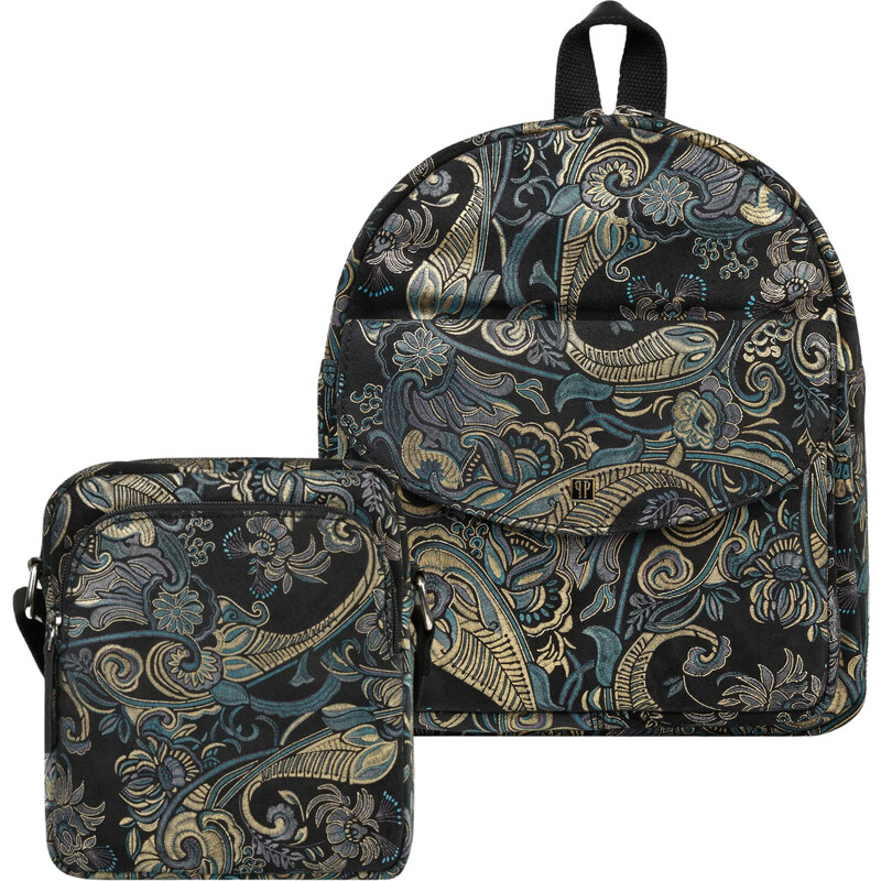 Paolo Peruzzi Dámsky set kožený batoh + taška cez rameno ZUP-118-G | 55849807