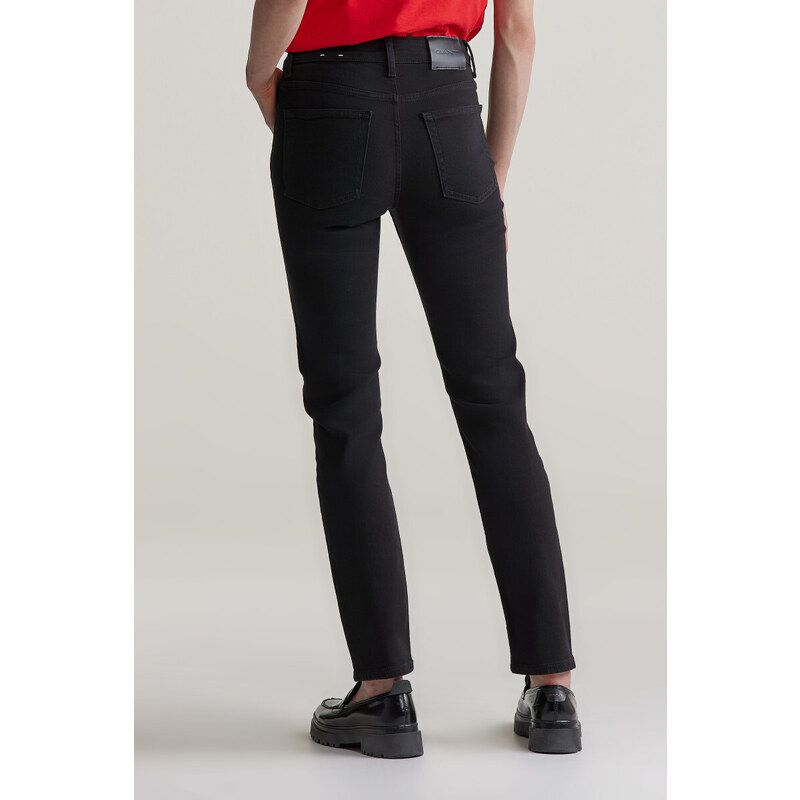 DŽÍNSY GANT SLIM SUPER STRETCH JEANS BLACK
