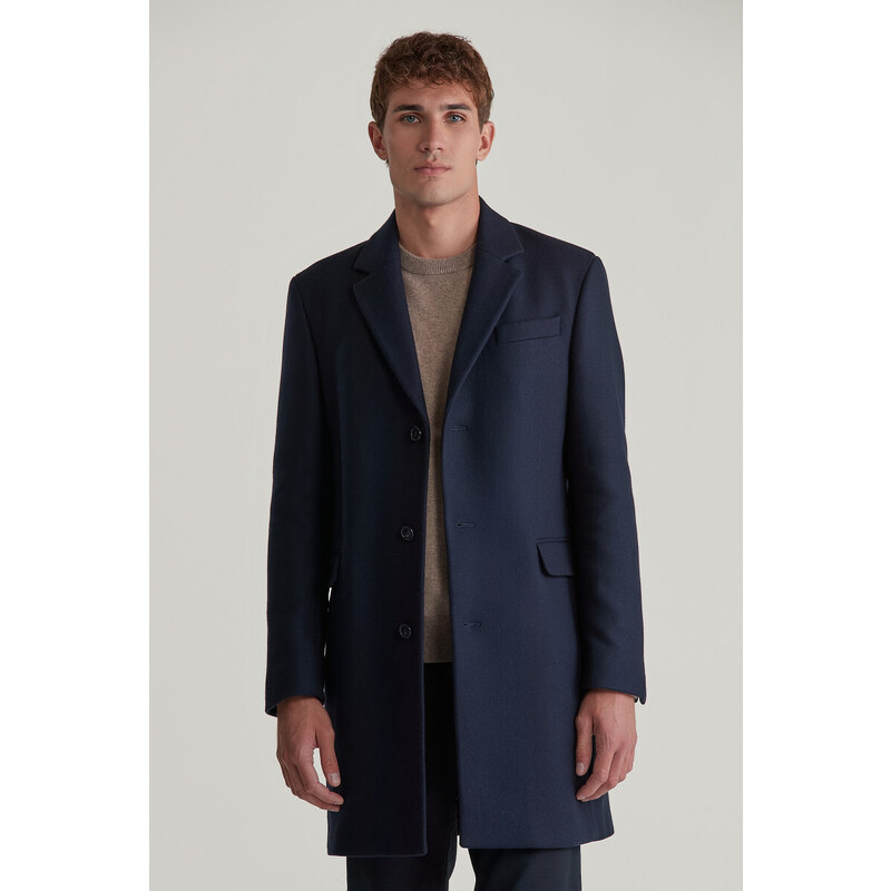 KABÁT GANT CLASSIC WOOL COAT NIGHT BLUE 55857115