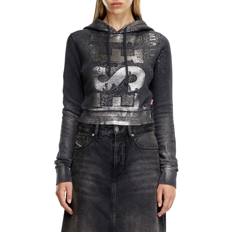 MIKINA DIESEL F-SLIMMY-HOOD-P6 SWEAT-SHIRT 55857744