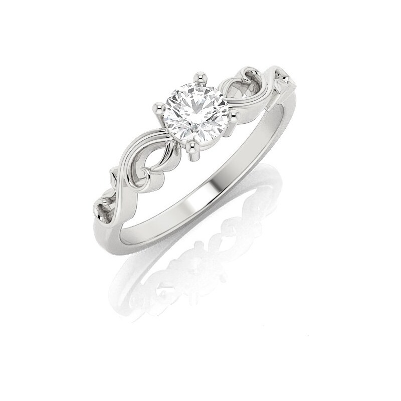 Briliantový dámsky prsteň z bieleho zlata 22190B/BX 44091745