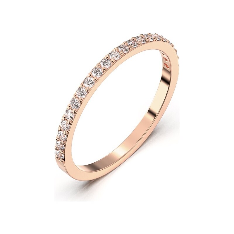 Briliantový prsteň - ružové zlato 22168B/RX 32748598