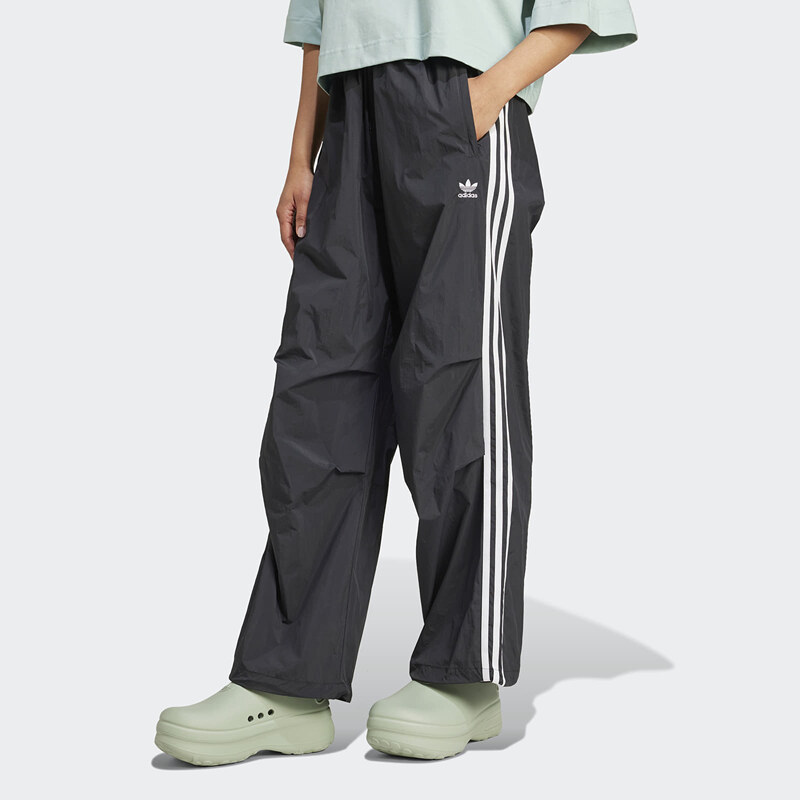 adidas Originals Kalhoty adidas 3 Stripes Parachute Pants Black XL 56287588