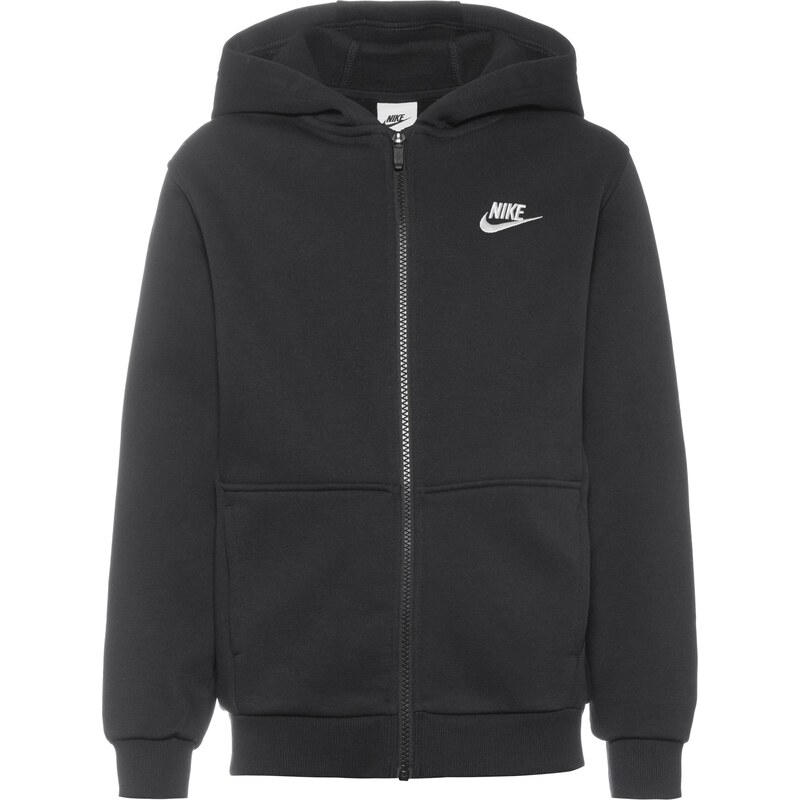 Nike Sportswear Tepláková bunda CLUB FLEECE čierna / biela 66495468