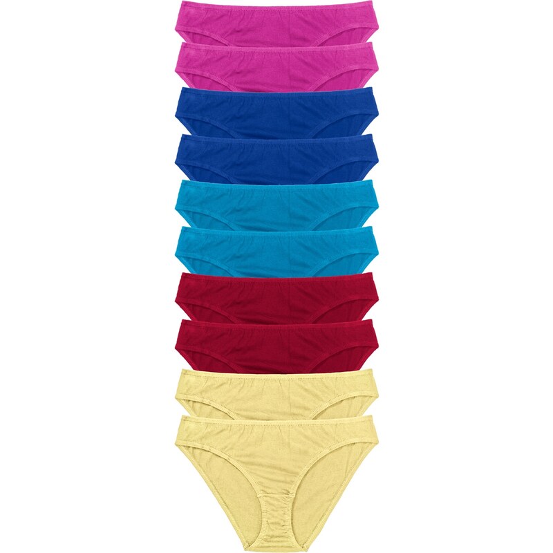 bonprix Nohavičky (10 ks), farba ružová 44731969