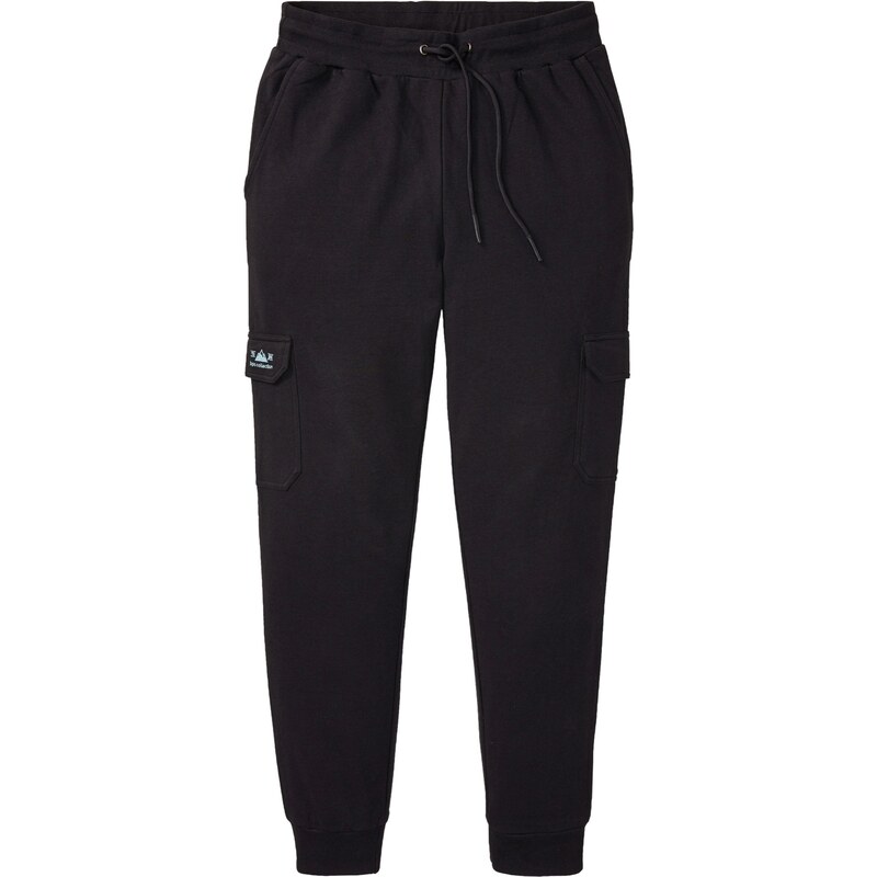 bonprix Joggingové nohavice s kapsáčovými vreckami, farba čierna 49455460