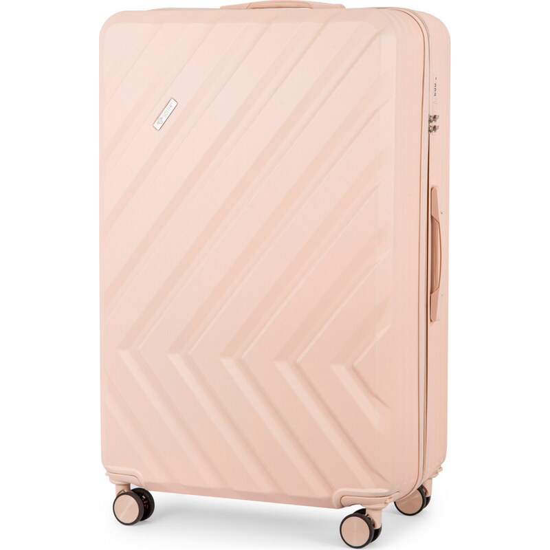 BASIC SOLIER béžový cestovný kufor KYOTO veľ. M STL1071 BEIGE 24 M) 55033080