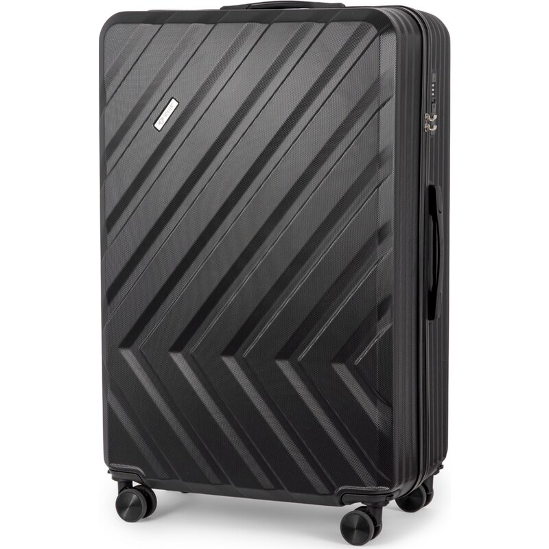 BASIC SOLIER čierny cestovný kufor KYOTO veľ. M STL1071 BLACK 24 M) 55033081