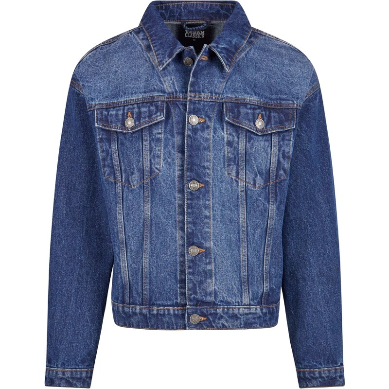 Urban Classics Prechodná bunda modrá denim 56573059