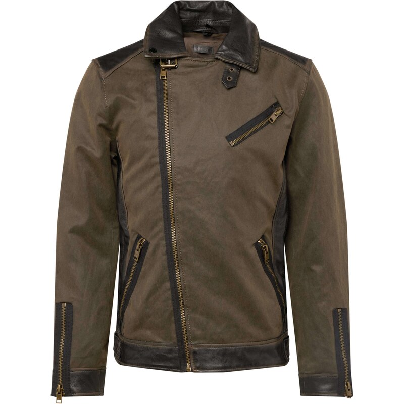 FREAKY NATION Prechodná bunda Juro olivová / čierna 55888612