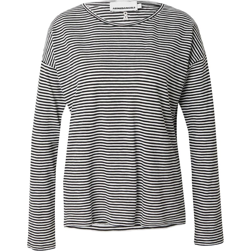ARMEDANGELS Tričko čierna / biela 55888629