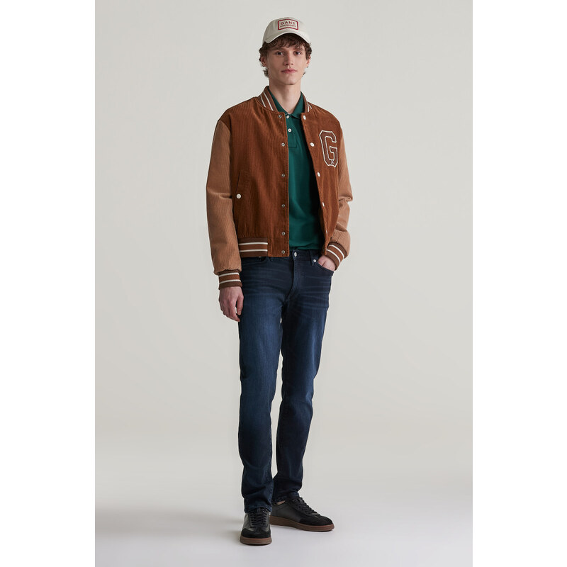 DŽÍNSY GANT EXTRA SLIM ACTIVE RECOVER JEANS BLACK VINTAGE 55886269