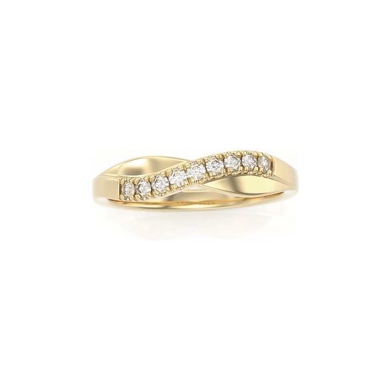 Briliantový zlatý prsteň 22184B/ZX 43036972