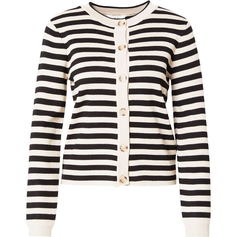 OBJECT Kardigán Ester nebielená / čierna 56523620