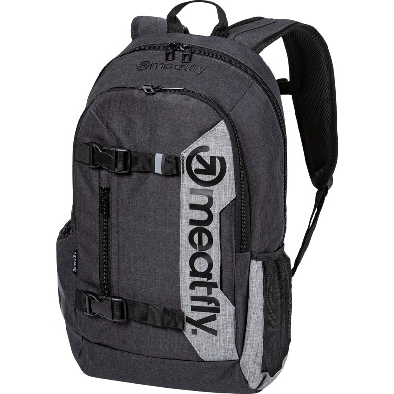 Meatfly batoh Basejumper - Charcoal Heather / Grey Heather - 22 L 56291167