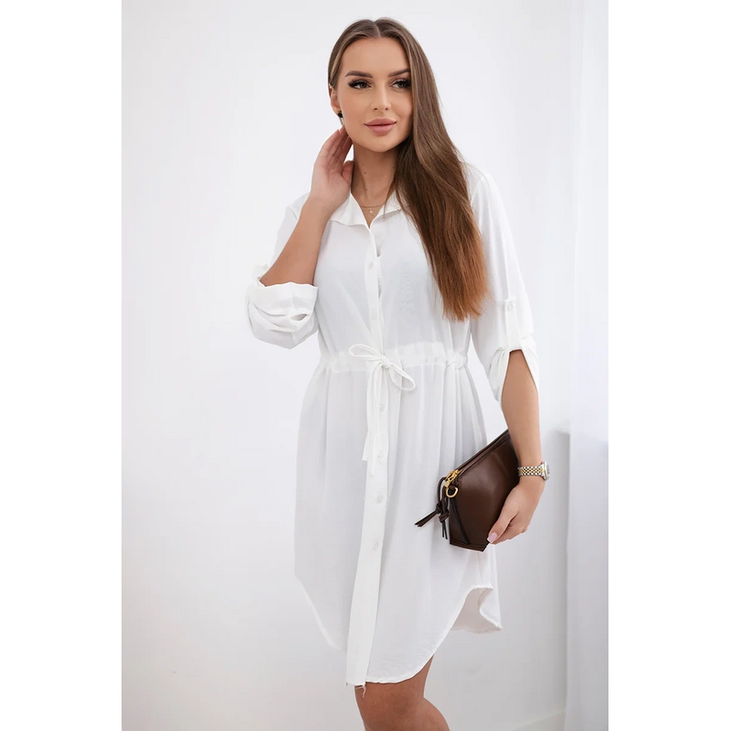 Kesi Šaty IT-16 so zapínaním na gombíky a zaväzovaním v páse 64896216