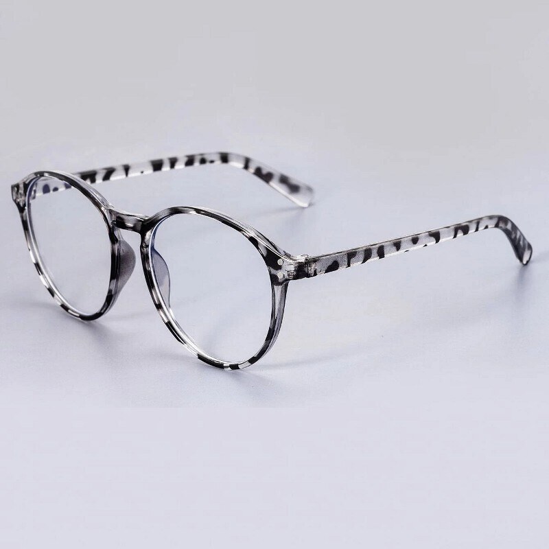 Sunmania Čierno-biele číre imidžové okuliare Oldfashion 55938122