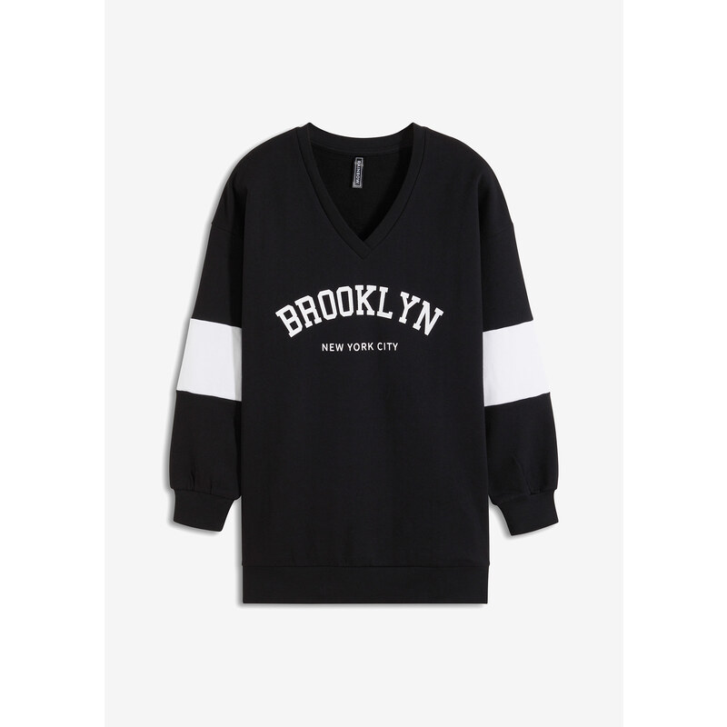 bonprix Mikina, oversize, farba čierna 56002587