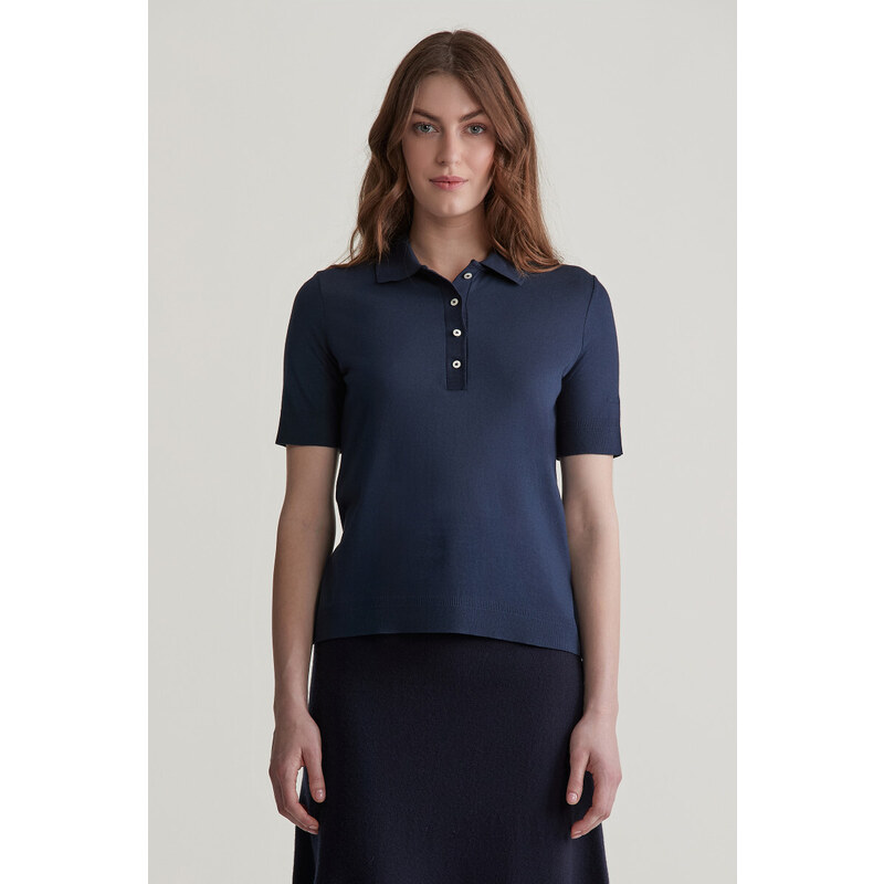 POLOKOŠEĽA GANT REG SEAMLESS SS POLO EVENING BLUE 56009014