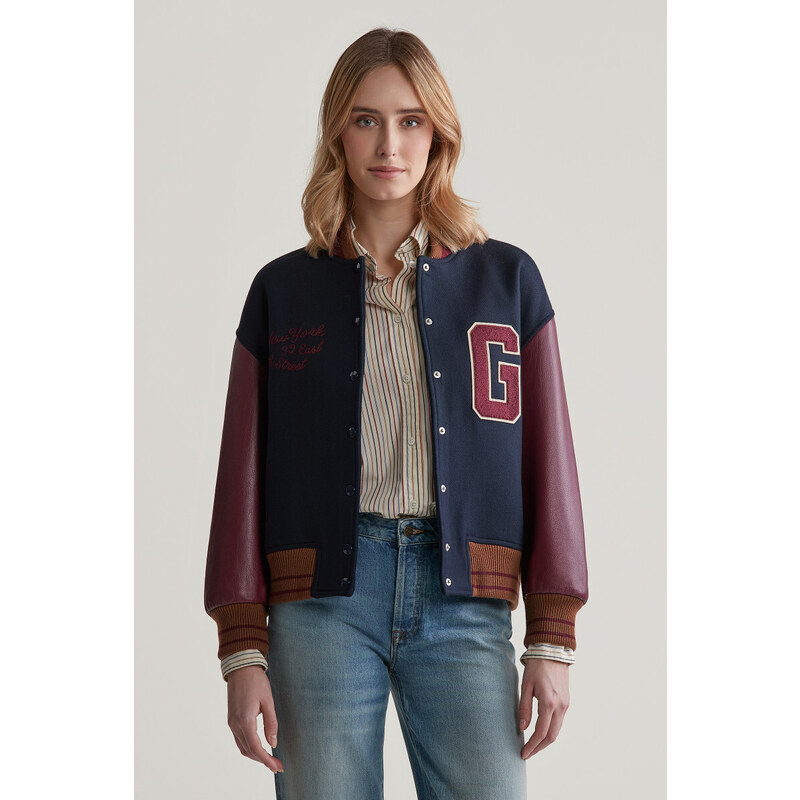 BUNDA GANT VARSITY JACKET EVENING BLUE 56009021