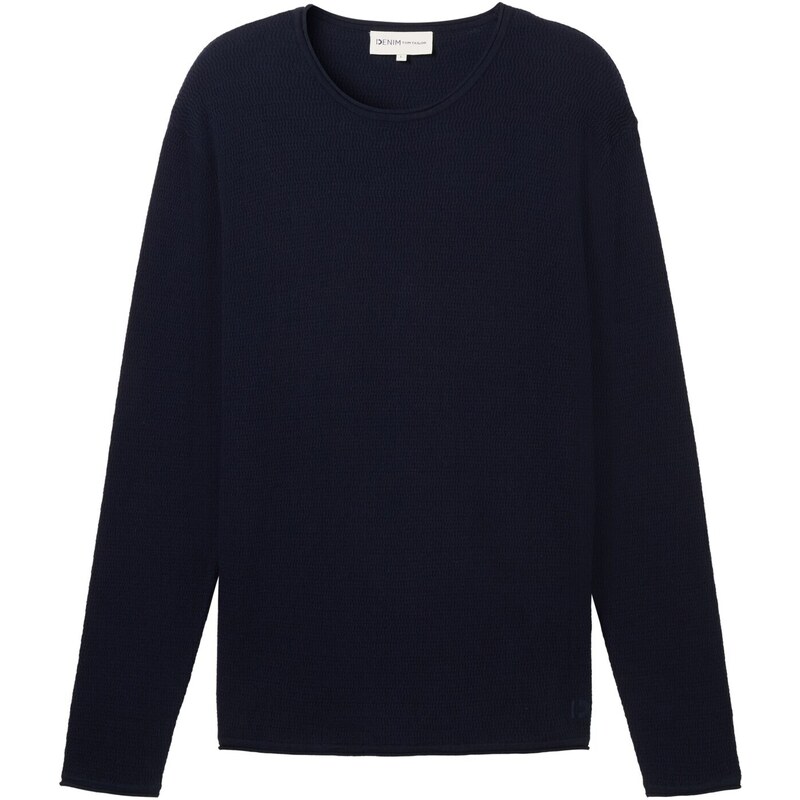 TOM TAILOR DENIM Sveter námornícka modrá 63146354