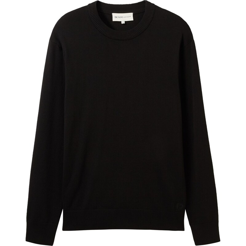 TOM TAILOR DENIM Sveter čierna 61983784