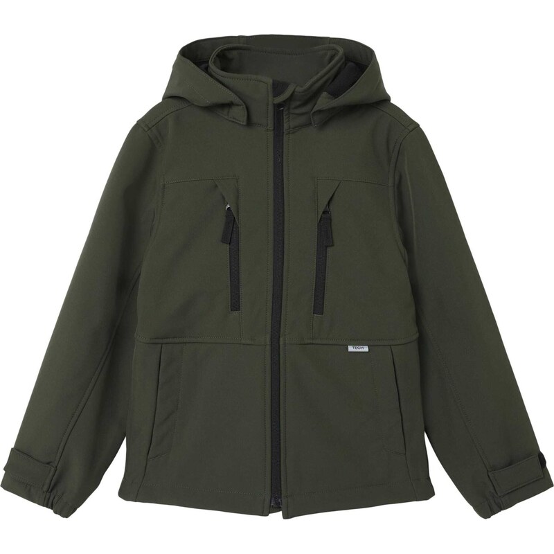 NAME IT Funkčná bunda NKNAlfa08 tmavozelená 56604899