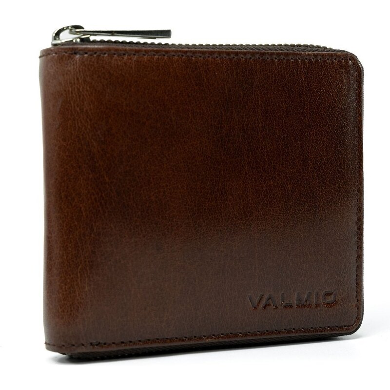 Valmio Kožená Peňaženka so zapínaním na zips 56049334
