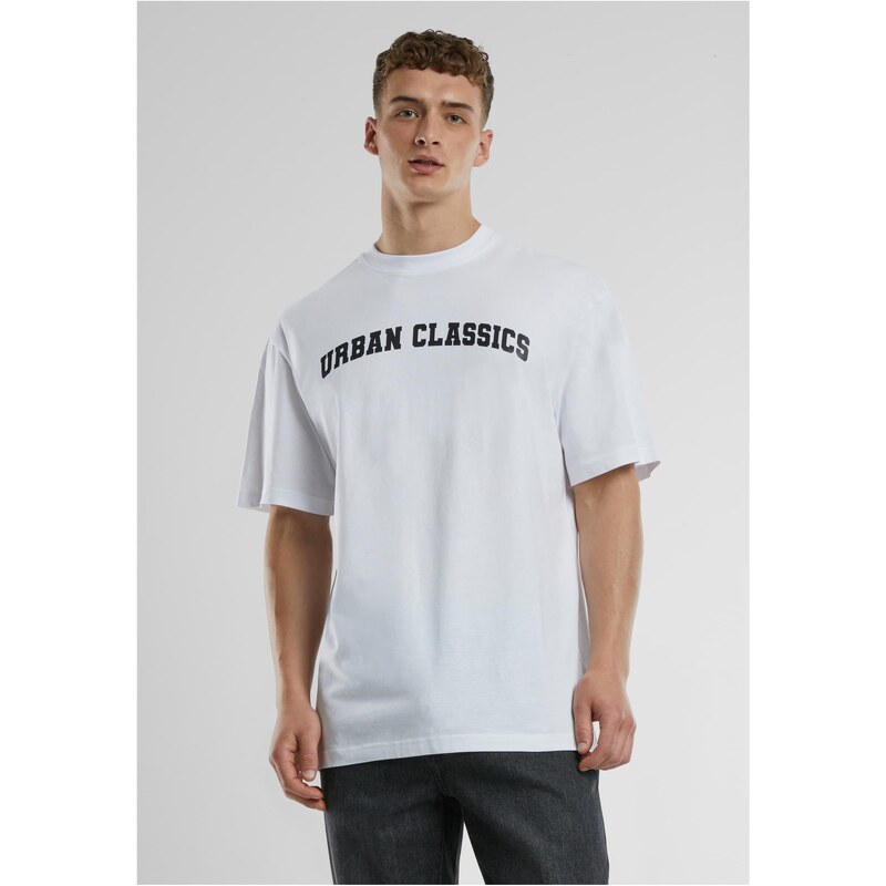 Urban Classics Mens T-shirt UC College Logo white 56049747