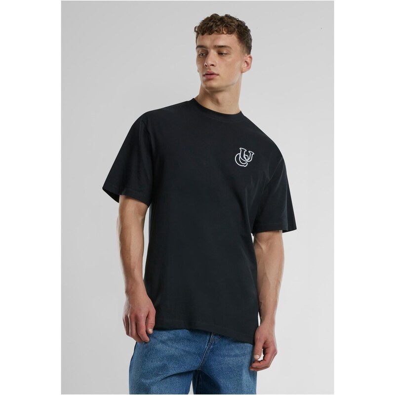 Urban Classics Mens T-shirt UC Shiny Logo black 56049770
