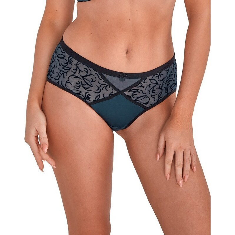 Smaragdové nohavičky s vysokým pásom Gaia Adaline GFP 1213 Adaline M 56217548