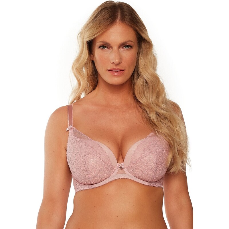 Púdrová čipková podprsenka Gaia Debora BS 1236 Debora 56217585