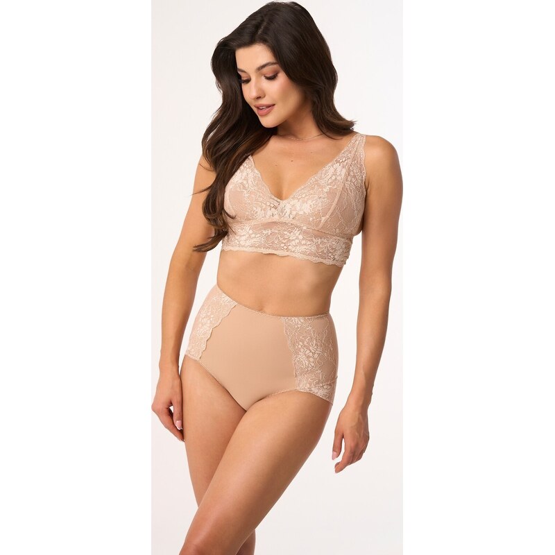 Čipkové nohavičky s vysokým pásom Babell BBL 204 56217593