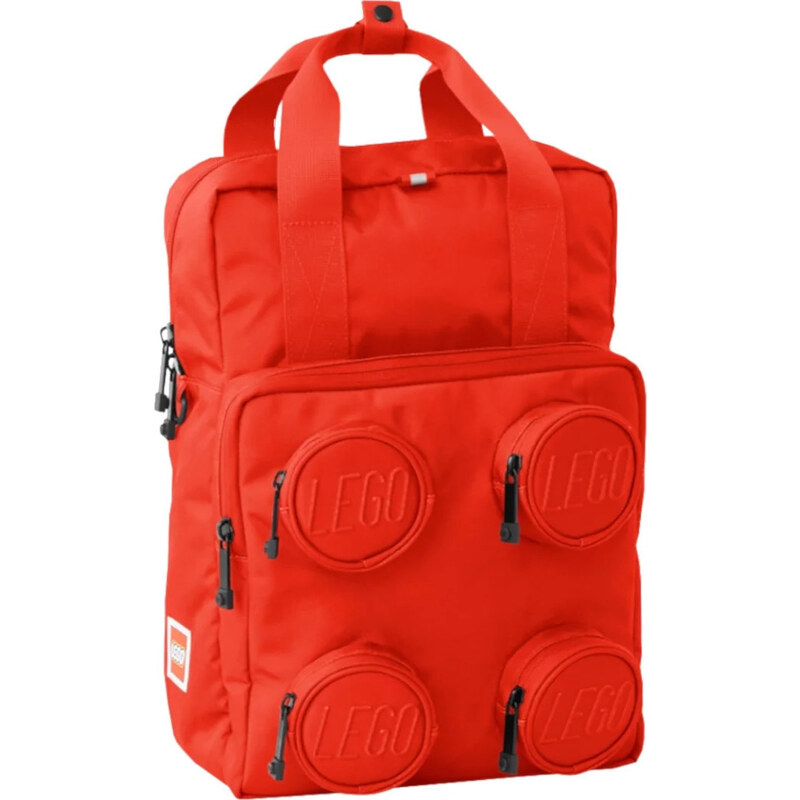 Červený batoh LEGO Brick 2x2 Backpack 20205-0021 56217681